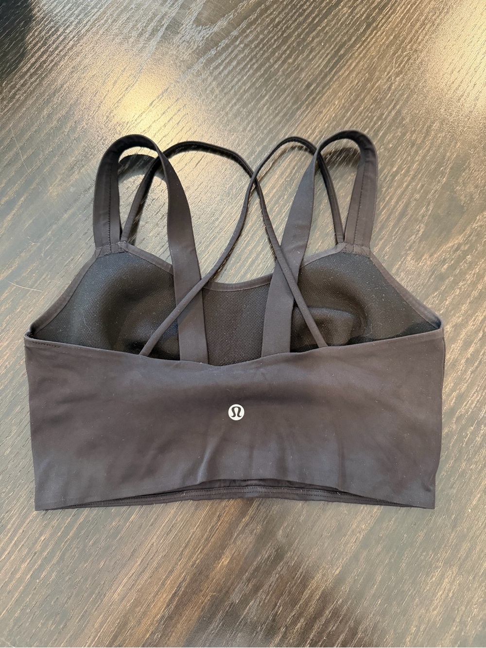lululemon athletica like a cloud longline bra d/dd cup size 8 black - Picture 2 of 3